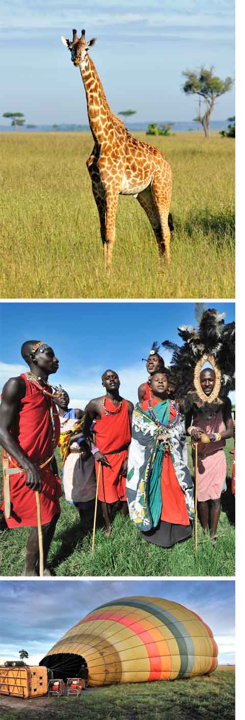 Masai Mara collage of images
