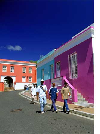 Bo-Kaap's colourful houses, Cape Town, South Africa